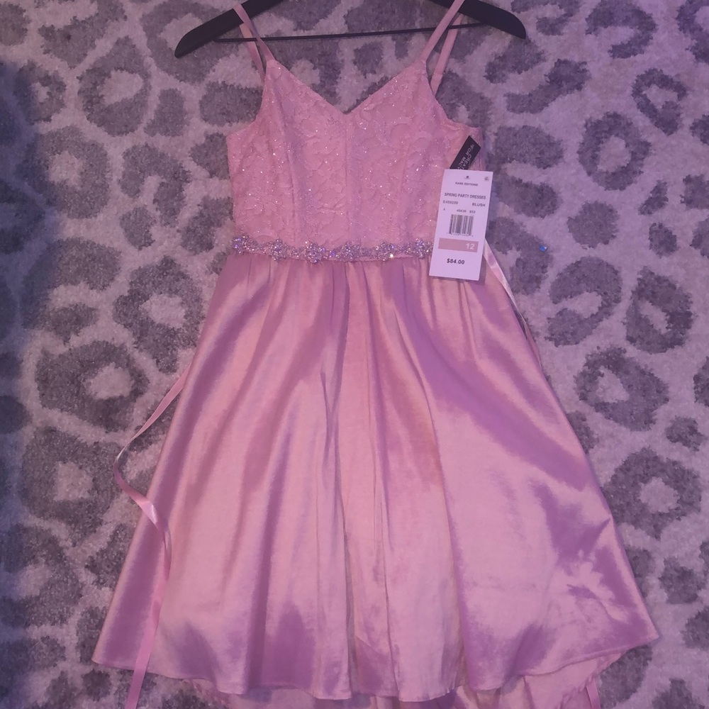 Blush Party Dress (Size 12) NWT